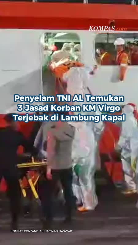 Penyelam TNI AL Temukan 3 Jasad Korban KM Virgo Terjebak Di Lambung Kapal
