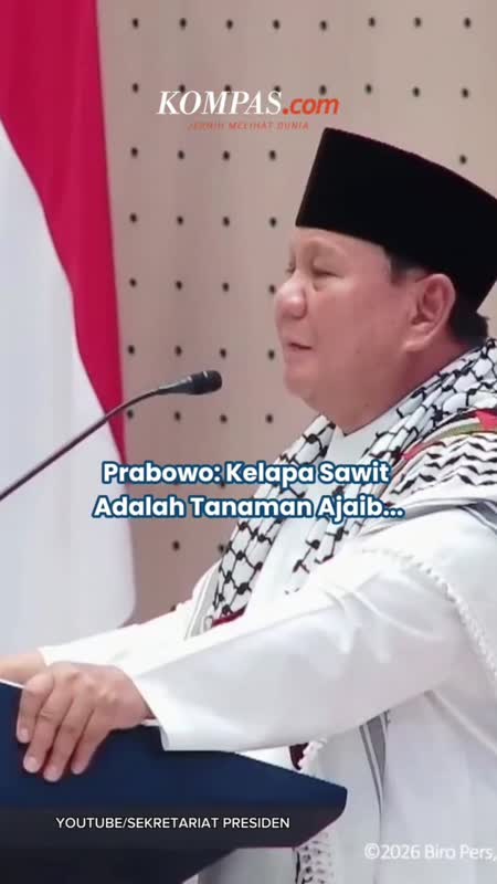 Prabowo: Kelapa Sawit Adalah Tanaman Ajaib...