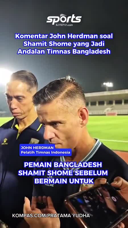Komentar John Herdman soal Shamit Shome yang Jadi Andalan Timnas Bangladesh