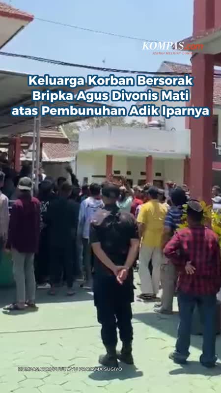 Keluarga Korban Bersorak Bripka Agus Divonis Mati atas Pembunuhan Adik Iparnya