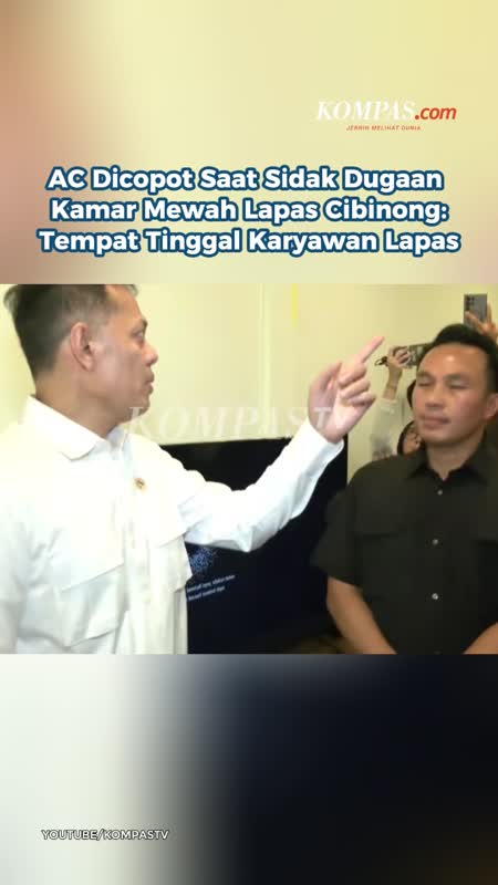 AC Dicopot Saat Sidak Dugaan Kamar Mewah Lapas Cibinong: Tempat Tinggal Karyawan Lapas