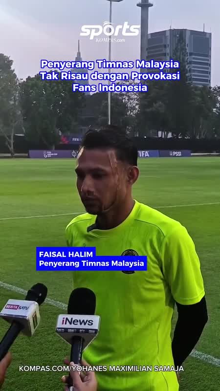 Penyerang Timnas Malaysia: Tak Risau dengan Provokasi Fans Indonesia