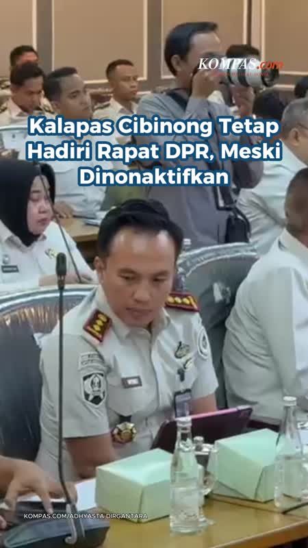 Kalapas Cibinong Tetap Hadiri Rapat DPR, Meski Dinonaktifkan