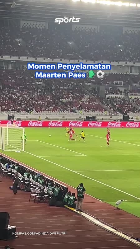 Momen Maarten Paes Selamatkan Gawang Timnas Indonesia Dari Malaysia