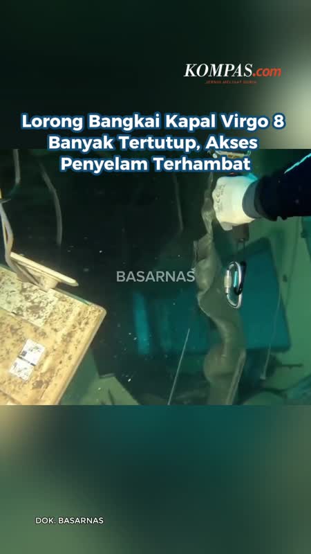 Lorong Bangkai Kapal Virgo 8 Banyak Tertutup, Akses Penyelam Terhambat