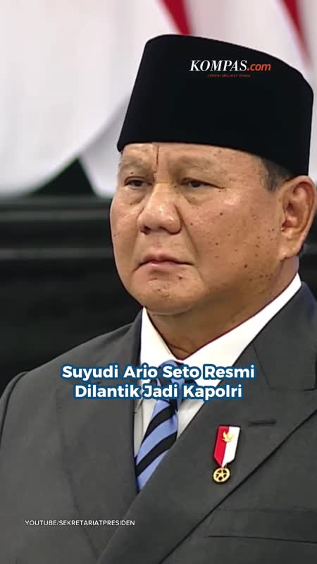 Suyudi Ario Seto Resmi Dilantik Jadi Kapolri