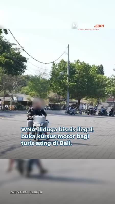 WNA Buka Kursus Motor Bagi Turis Asing Di Bali, Kabur Saat Dirazia