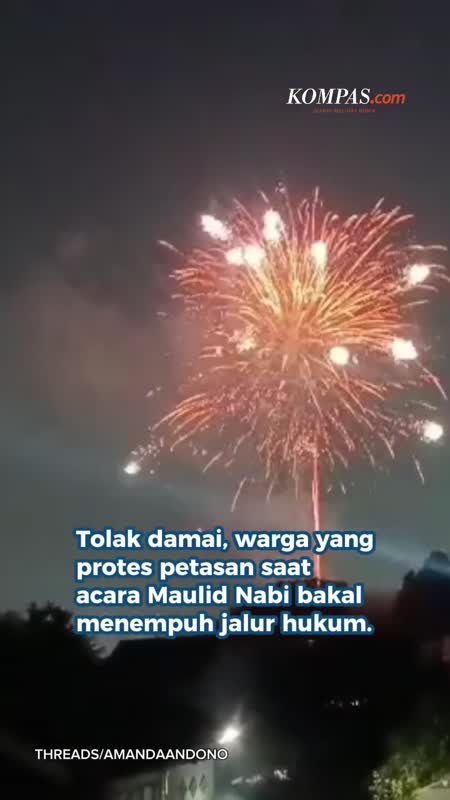Tolak Damai, Warga Protes Petasan Acara Maulid Nabi di Jaksel Bakal Lapor Polisi
