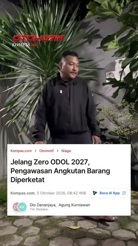 Jelang Zero ODOL 2027, Pengawasan Angkutan Barang DIperketat