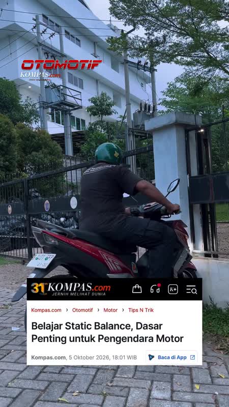 Belajar Static Balance, Penting untuk Pengendara Motor