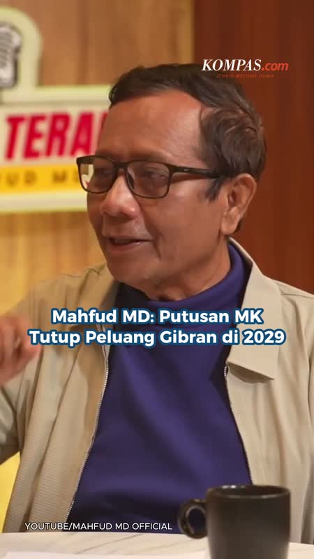 Mahfud MD: Putusan MK Tutup Peluang Gibran Di 2029
