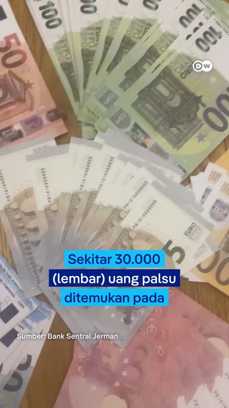 Uang Palsu Di Jerman Merugikan Jutaan Euro