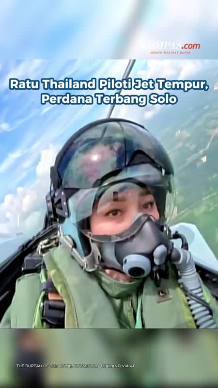 Ratu Thailand Piloti Jet Tempur, Perdana Terbang Solo