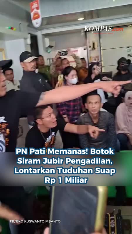 PN Pati Memanas! Botok Siram Jubir Pengadilan, Lontarkan Tuduhan Suap Rp 1 Miliar