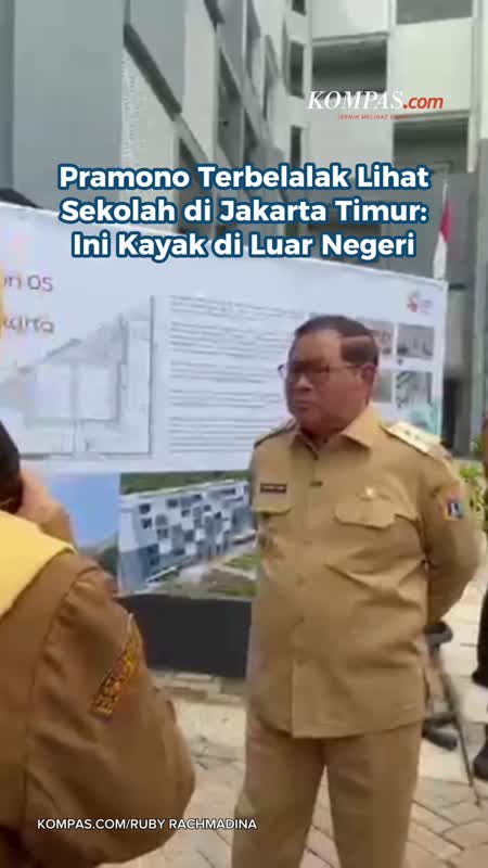 ⁠Pramono Terbelalak Lihat Sekolah Di Jakarta Timur: Ini Kayak Di Luar Negeri