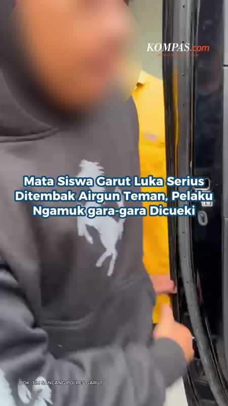 Mata Siswa Garut Luka Serius Ditembak Airgun Teman, Pelaku Ngamuk gara-gara Dicueki