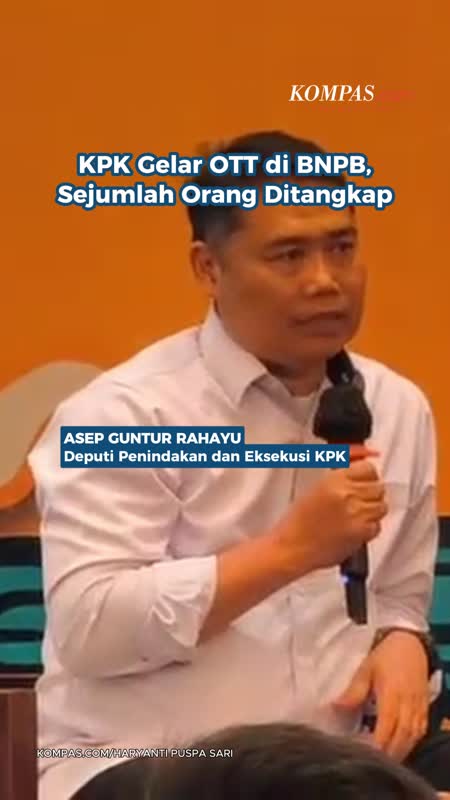 KPK Gelar OTT di BNPB, Sejumlah Orang Ditangkap
