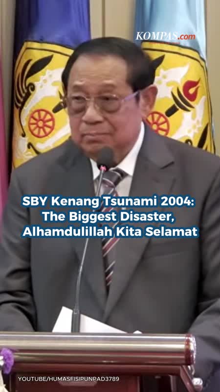 SBY Kenang Tsunami 2004: The Biggest Disaster, Alhamdulillah Kita Selamat