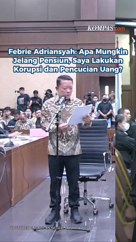 Febrie Adriansyah: Apa Mungkin Jelang Pensiun, Saya Lakukan Korupsi Dan Pencucian Uang?