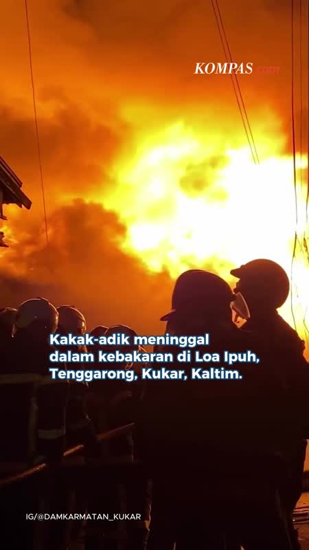Kakak-Adik Yang Rajin Mengaji Itu Berpulang Dalam Kebakaran Di Kukar
