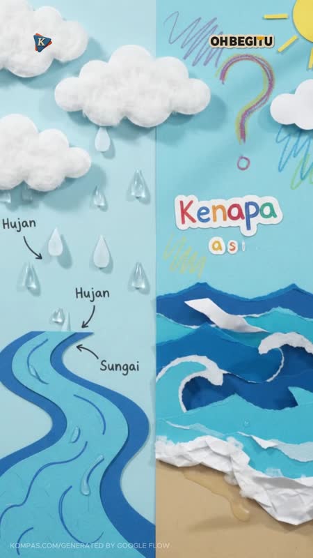 Kenapa Air Laut Rasanya Asin?
