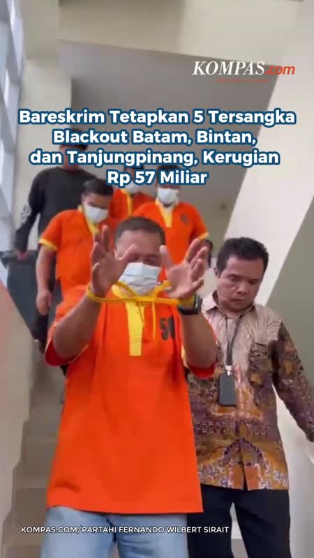 Bareskrim Tetapkan 5 Tersangka Blackout Batam, Bintan, dan Tanjungpinang, Kerugian Rp 57 Miliar