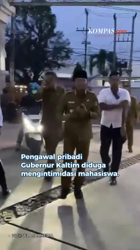 Ajudan Gubernur Kaltim Diduga Intimidasi Mahasiswa yang Demo Karhutla