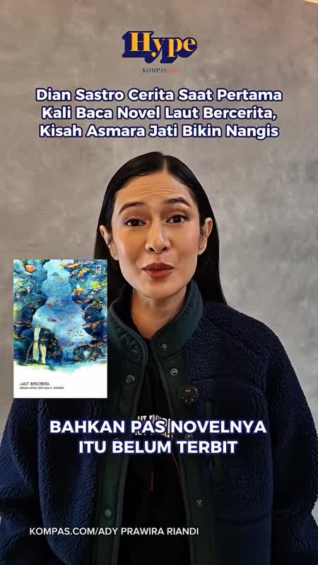 Dian Sastro Cerita Saat Pertama Kali Baca Novel Laut Bercerita, Kisah Asmara Jati Bikin Nangis