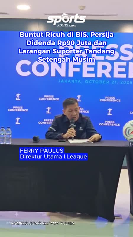 Buntut Ricuh Di BIS, Persija Didenda Rp90 Juta Dan Larangan Suporter Tandang Setengah Musim