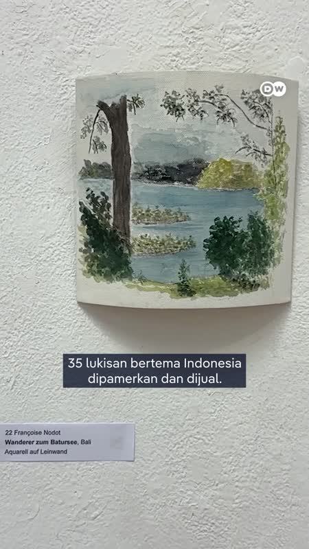 Oma Dan Opa Pamerkan Lukisannya Buat Bantu Anak Tunanetra Di Sumut