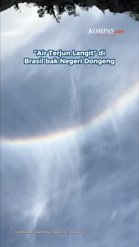 "Air Terjun Langit" di Brasil bak Negeri Dongeng