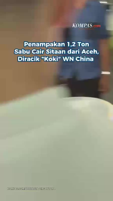 Penampakan 1,2 Ton Sabu Cair Disita dari Aceh, Diracik "Koki" WN China