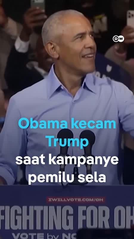 Obama Kecam Trump, Sebut Gedung Putih Berlapis Emas