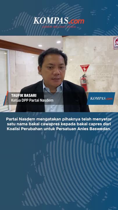 Nasdem Sudah Serahkan Satu Nama Cawapres ke Anies Baswedan