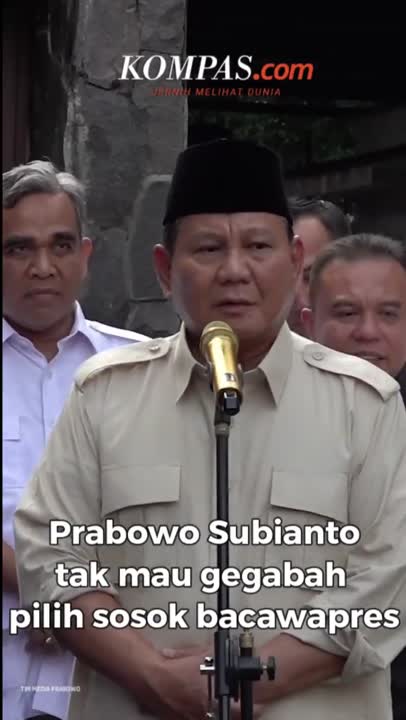 Prabowo Masih Pilih-pilih Cawapres, Tak Mau Gegabah dan Sembrono #SHORTS