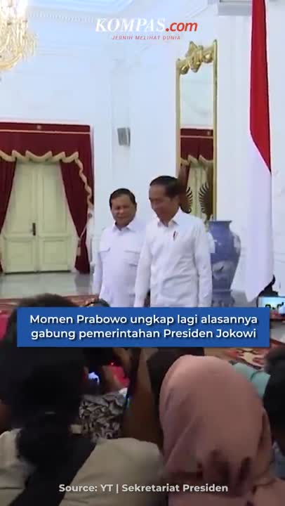 Prabowo: Walau Saya Dikalahkan, Hati Pak Jokowi Sama dengan Saya #Shorts