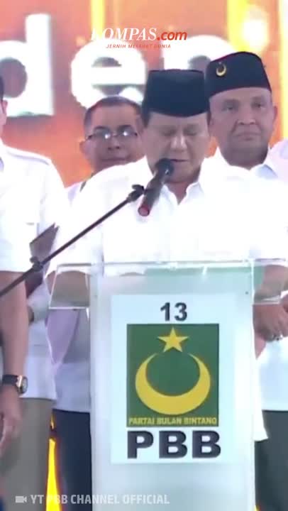 PBB Deklarasi Dukung Prabowo Jadi Capres 2024