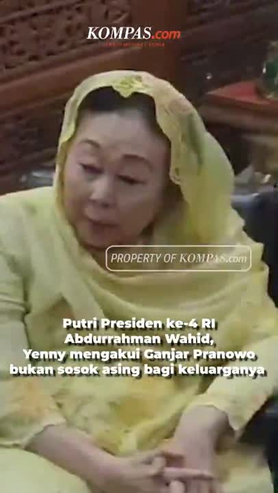 Kedekatan Yenny Wahid dengan Ganjar Pranowo