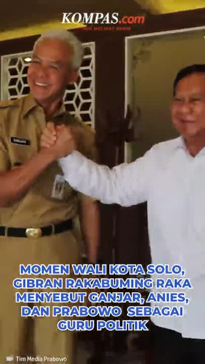 Gibran Jawab Helmy Yahya: Guru Politik Bisa Pak Ganjar, Prabowo, Anies #Shorts