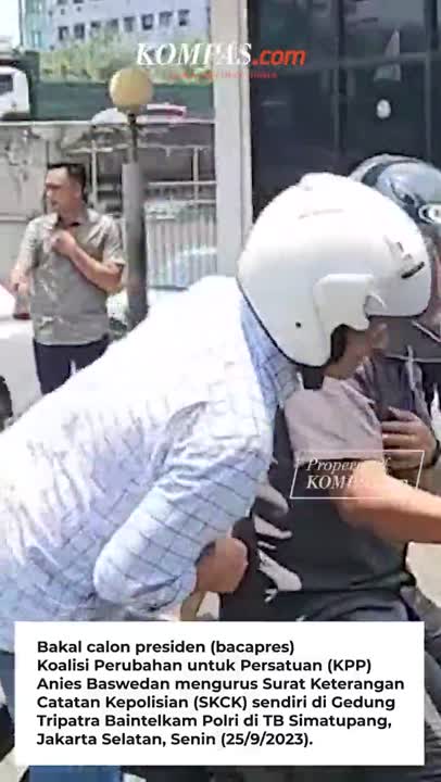 Anies Baswedan Bikin SKCK untuk Daftar Capres