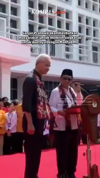 Ganjar Nantikan Ide Warga untuk Nama Duetnya dengan Mahfud #Shorts