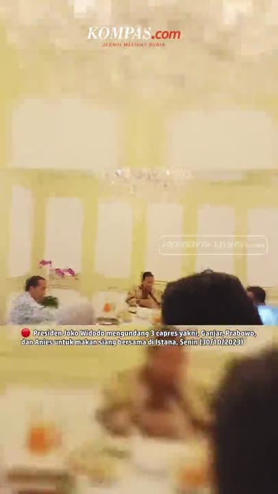 Jokowi Undang 3 Capres Makan Siang di Istana, Menunya Apa?