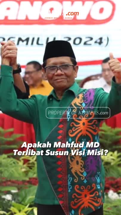 Mahfud Terlibat Pembuatan Visi Misi?&nbsp;