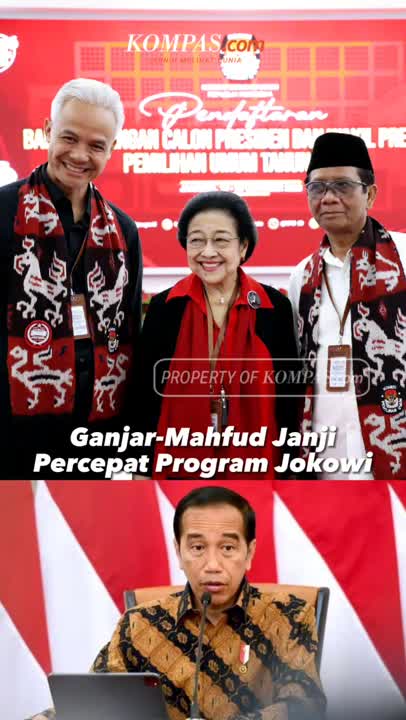 Ganjar-Mahfud Janji Percepat Program Jokowi&nbsp;