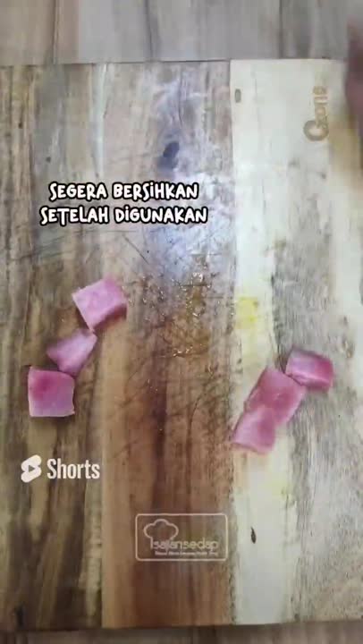 Tips Membersihkan Talenan, bye bye bau amis! #Shorts