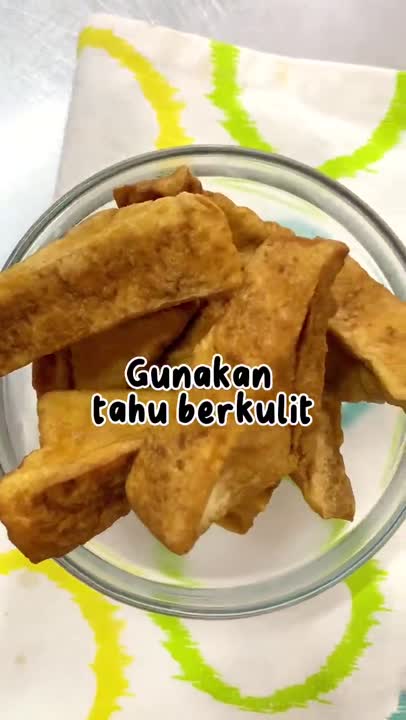 ANTI BOCOR ANTI BELEBER, BEGINI CARA MEMBUAT TAHU ISI! #shorts