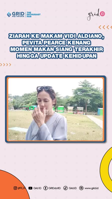 Pevita Pearce Kenang Momen Makan Siang Terakhir Bareng Vidi Aldiano