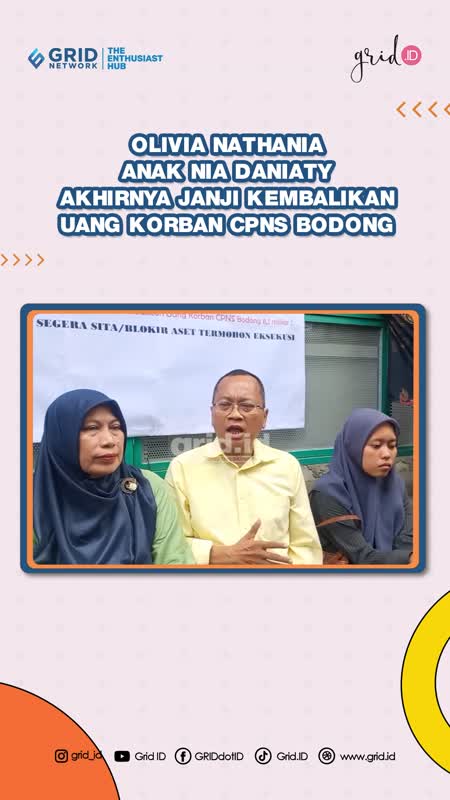 Olivia Nathania Janji Akan Kembalikan Uang Korban CPNS Bodong