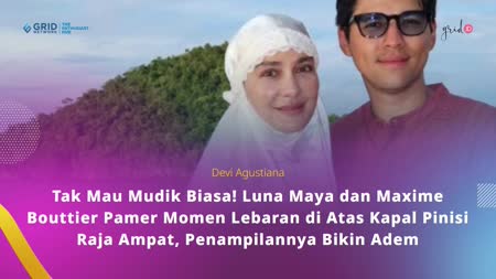 Tak Mau Mudik Biasa! Luna Maya Dan Maxime Bouttier Pamer Momen Lebaran Di Atas Kapal Pinisi Raja Amp