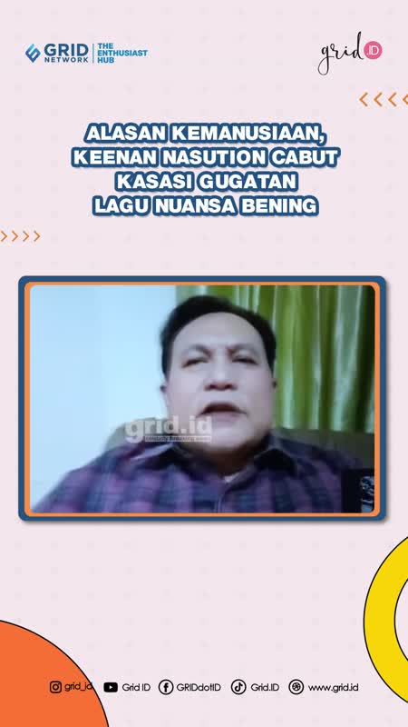 Keenan Nasution Cabut Gugatan Lagu Nuansa Bening